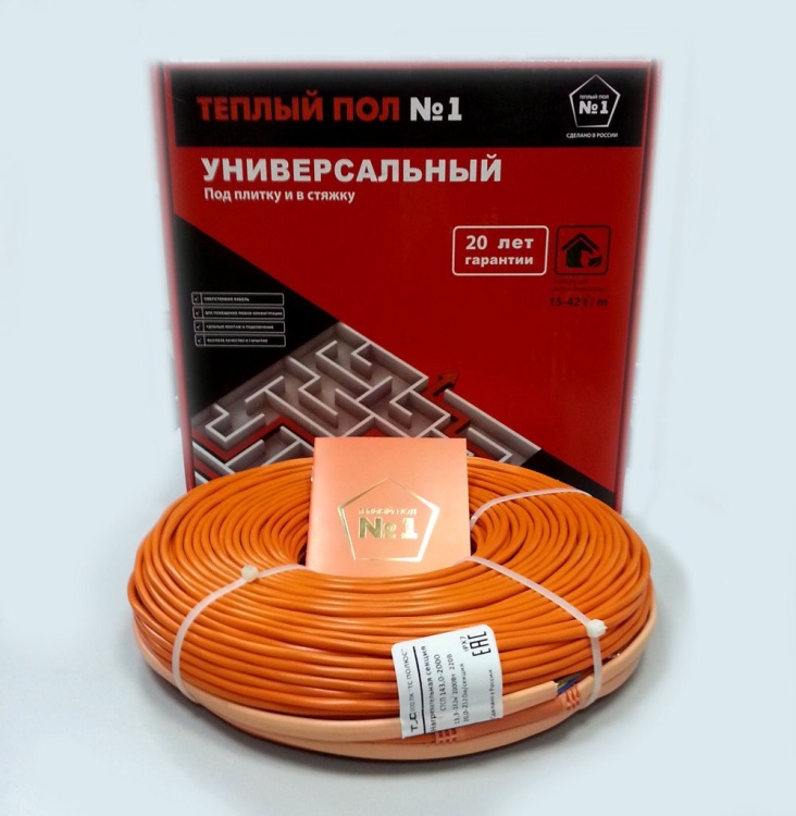 Нагревательная секция "Теплый пол №1" СТСП-108,0-1920